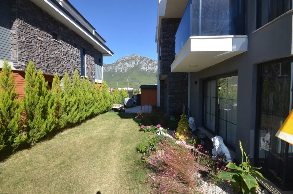 Mature garden